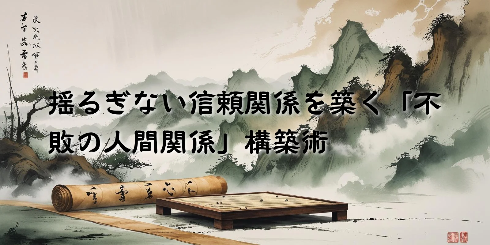 揺るぎない信頼関係を築く「不敗の人間関係」構築術
