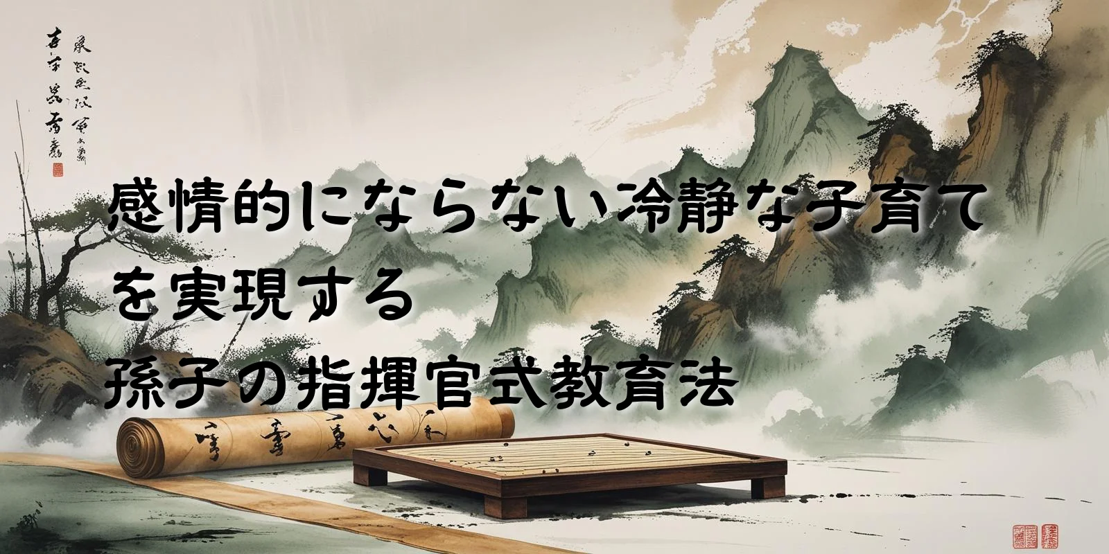 孫子の指揮官術による冷静な子育て戦略